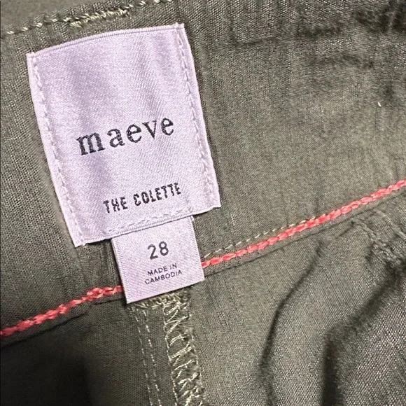 Anthropologie Maeve Colette Magic Fabric Crop Wide-Leg Pants - Picture 5 of 5